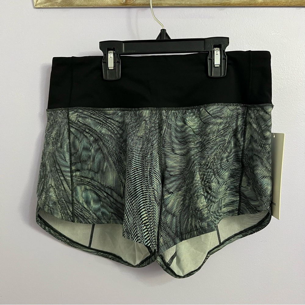 Lululemon speed up mid rise short 4” lined tall